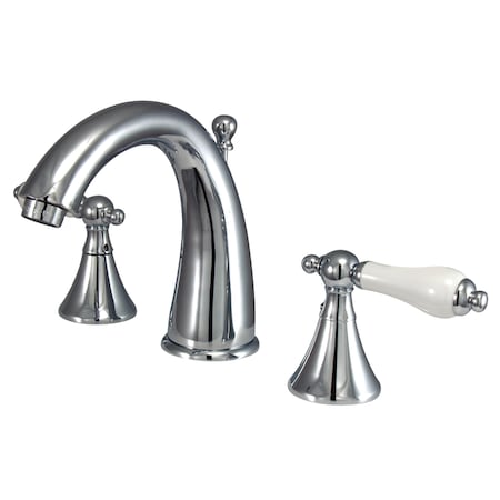 Kingston Brass 8" Widespread Bathroom Faucet, Chrome KS2971PL